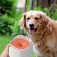 thumbnail image 3 of KMWGRE Elevated Floating Pet Dish Non Spill Proof Indoor Outdoor Feeding Station For Cats Dogs Small Medium Large Animals White 20cm, 3 of 3