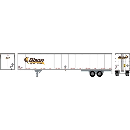Athearn HO RTR 53' Wabash Plate TrailerBison Transport #1 ATH72807 HO Vehicles