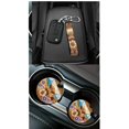 thumbnail image 3 of KUIFORTI Cow Aztec Car Seat Covers Non Slip 15 Pieces Aotumotive Interior Sets Car Air Vent Storage Organizer Comfortable All-Season Protection Fits for Cars Truck SUV, 3 of 7