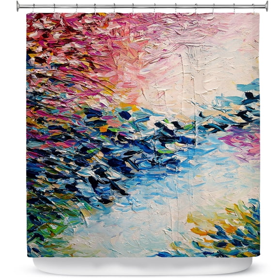 Shower Curtains 70" x 93" from DiaNoche Designs by Julia Di Sano - Above the Clouds