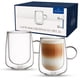 thumbnail image 1 of Villeroy &amp; Boch Artesano Hot&amp;Cold Beverages - Juego de 2 vasos de cristal para latte macchiato, doble pared para bebidas frías y calientes, 25, 1 of 8