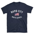 thumbnail image 1 of Rapid City South Dakota Patriot Men's Cotton T-Shirt, 1 of 1