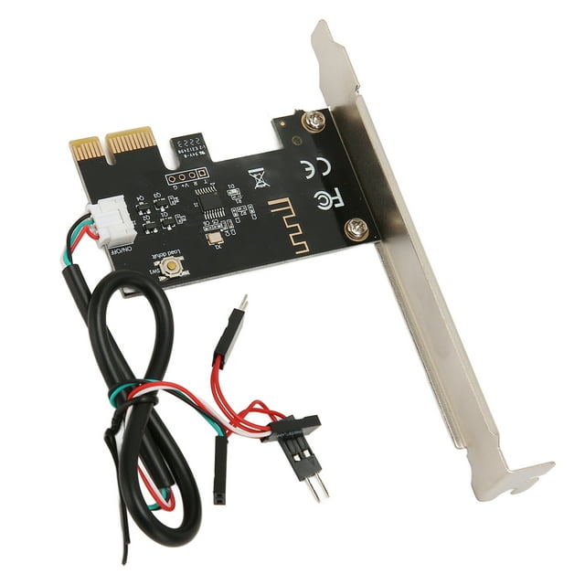 Interrupteur de Réinitialisation d'Alimentation d'Ordinateur Carte PCIE, Télécommande APP Carte PCIE Durable PCB Économiseur d'Effort pour PC