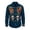 Navy, variant on Mens T Shirts Men Day Of The Dead Shirt Long Sleeve Halloween Mexican Floral Button Down Casual Party Top for Guys