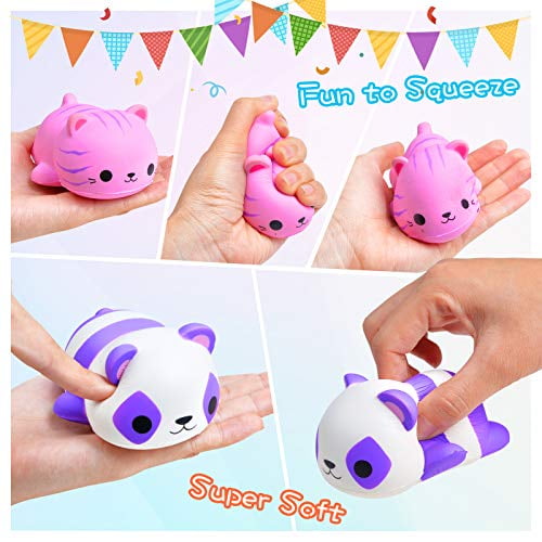 JOYIN 6 Pack Taille Jumbo Jouet Animal Stress Relief Lent Rising Super Soft  Squeeze Kawaii Cute Animal Friends Jouets pour garçons Filles : :  Jeux et Jouets