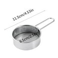 thumbnail image 2 of Household Stainless Steel Flour Sieve for Baking – Durable Hand Dusting Tool with Filter Screen Multipurpose Kitchen Strainer Kitchenware for Sifting and Straining, 2 of 3