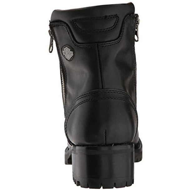 Harley Davidson Women s Asher 5.5 Inch Black Leather Motorcycle Boots D84250 Walmart