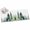White, variant on Green Pine Tree Hallway Runner Rug 2x6 Washable Non Slip Kitchen Runner Rug for Bedside Bathroom Farmhouse Nature Forest Landscape Indoor Floor Carpet Area Rugs for Living Room Bedroom Office