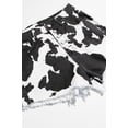 thumbnail image 2 of Ragstock Black Cow Print Denim Shorts, 2 of 4