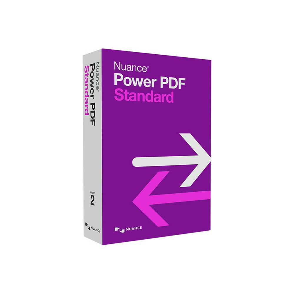 Nuance Power PDF Standard (v. 2.0) box pack 1 user Mailer Win US English Walmart Nuance Power PDF Standard (v. 2.0) box pack 1 user Mailer Win US English Walmart
