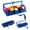 Blue, variant on Large Graduation Gift Box 2026,Grad Letter Shaped Fillable Cardboard Box DIY Graduation Gift Ideas Boxes Grad Letters Boxes for Graduates College Party Supplies,Black,17"x6"x2.7"(Excluding Flowers)