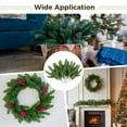 thumbnail image 5 of 160 Pcs Artificial Pine Branches Green Plants Pine Needles DIY Accessories for Garland Wreath Christmas and Home Garden Decor (Green, 11 in), 5 of 5