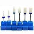 thumbnail image 2 of tooloflife Ceramic Nail Art Burr Nail Drill Bits for Electric Manicure Pedicure Machine Nail Calming Tool 6 Choice, 2 of 4