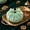 Green, variant on Mini Faux Pumpkin Ornament for Halloween Home Decor - Realistic Resin Craft Centerpiece for Festive Celebrations, Versatile Year-Round Decorative Piece, Ideal Gift for Home Decor Enthusiasts