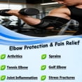 thumbnail image 5 of King Mills Plus Size Arm Brace for Tennis Elbow, Ideally Used as Elbow Stabilizer Brace for Relieving Tendonitis, Arthritis, Bursitis, Sprains, and Strains in Tennis, Bowling, and Daily Activities., 5 of 7