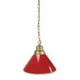 thumbnail image 6 of White Pendant Light with Brass Fixture, 6 of 11