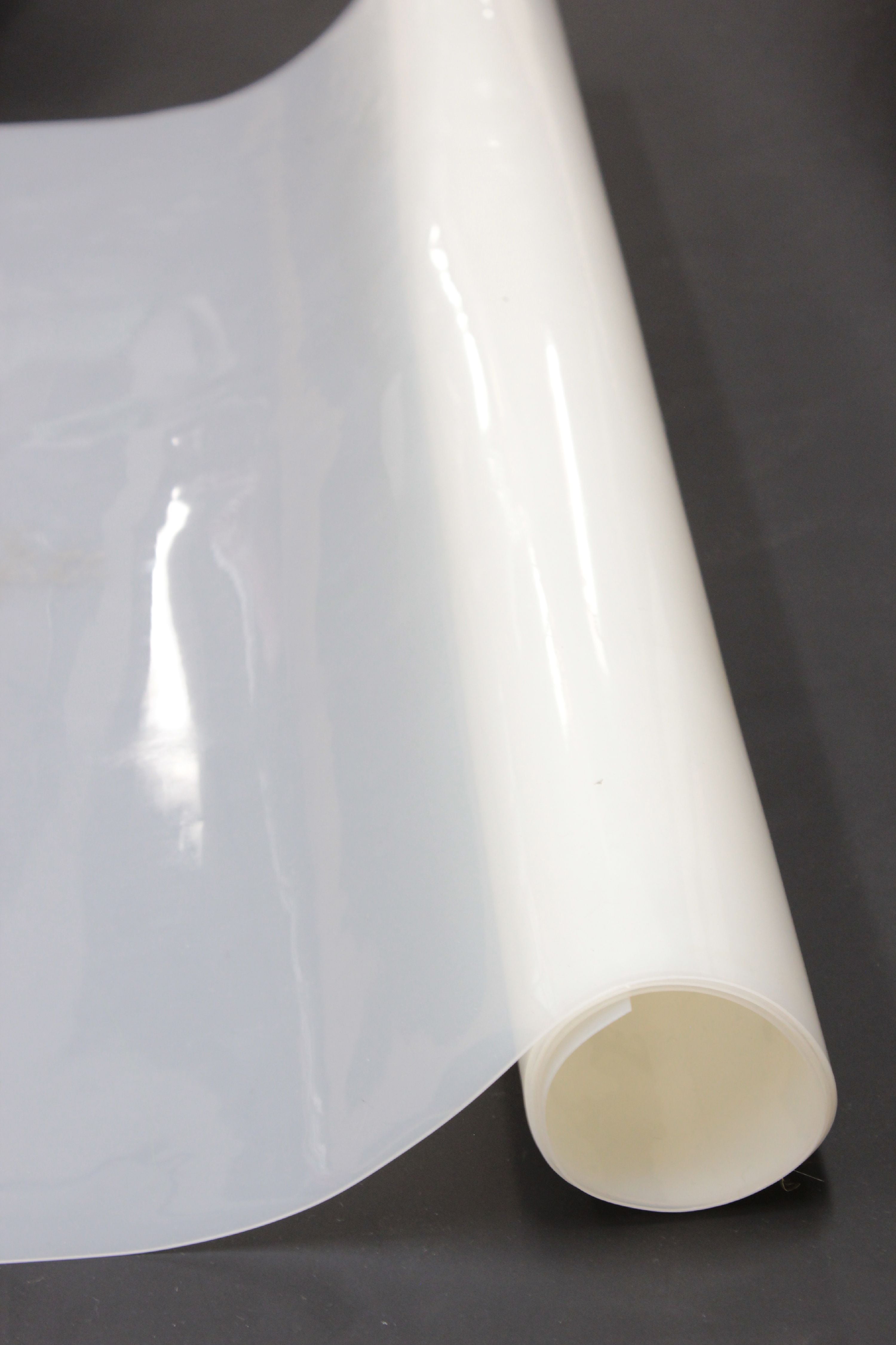 30 Gauge Milk Glass Tinted Plastic Vinyl Fabric 48" Wide Sold By The Yard