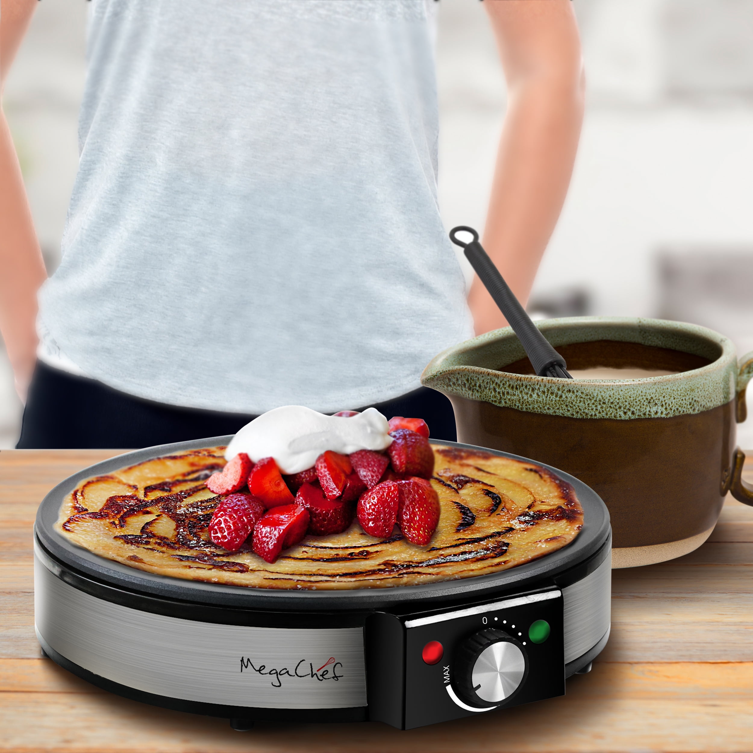  Clockitchen Pancake Pan Nonstick Griddle Pancake Maker