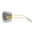 thumbnail image 4 of Miu Miu Sunglasses MU 54YS Gold Light Grey 5AK3/0B Logo Women AUTHENTIC, 4 of 6