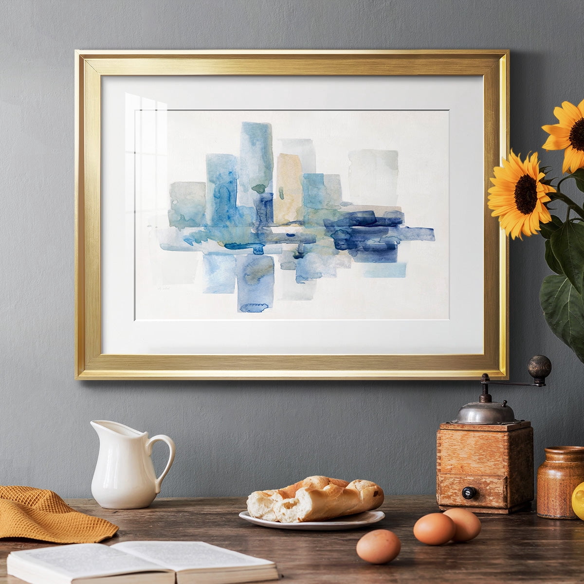 Soft Skyline I Premium Framed Print - Ready to Hang