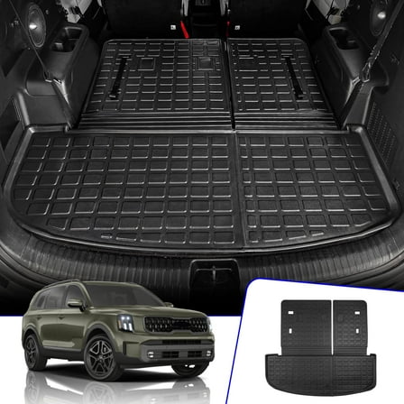 Cargo Mat for 2020-2025 Kia Telluride Cargo Liner Trunk Mat TPE All Weather 2024 Telluride Accessories