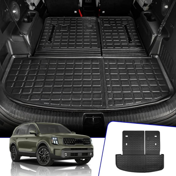 Cargo Mat for 2020-2025 Kia Telluride Cargo Liner Trunk Mat TPE All Weather 2024 Telluride Accessories