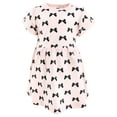 thumbnail image 3 of Hudson Baby Infant Girls Cotton Dresses, Bow Heart Leopard, 6-9 Months, 3 of 3