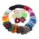 thumbnail image 3 of Paquete de 50 cintas elásticas de para el cabellero, cintas para el cabellero coloridas, Scrunchie jinwen Gomas para el cabello de terciopelo, 3 of 8