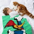 thumbnail image 2 of El Show del Pájaro Carpintero anti-pilling, suave, ligera, esponjosa y acogedora de lujo para hogar y cocina – Perfecta para niños y adultos,200X150cm, 2 of 6