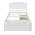 thumbnail image 5 of Platform Bed Frame with Drawers for Kids Teens, Pine Wood Bed Frame Twin Size No Box Spring Needed, White, LJ714, 5 of 7