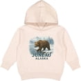 thumbnail image 2 of Inktastic Juneau Alaska Bear Scenic Wilderness Toddler Hoodie, 2 of 4