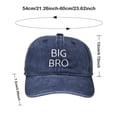 thumbnail image 7 of Kids Baseball Cap With Embroidered Letters All Season Outdoor Sun Adjustable Washed Hat Boys Girls Clothes, 7 of 7