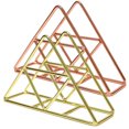 thumbnail image 1 of 2 soportes para servilletas de hierro, de metal, triangulares, para papel de cocina, 1 of 7