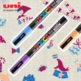 thumbnail image 2 of UNI POSCA-rotuladores de PC-3M POP, póster publicitario, bolígrafo de pintura de estudiante de oficina, papelería pintada a mano de Anime, 31 colores, 1 unidad, 2 of 4