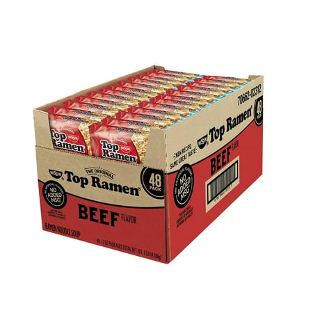 - Nissin Top Ramen, Beef Flavor (3 oz., 48 ct.)