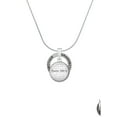thumbnail image 2 of Delight Jewelry Silvertone Domed Psalm 139:14 Silvertone Grandmother Ring Charm Necklace, 18", 2 of 4