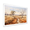 thumbnail image 2 of Designart "Landscape of the Australian Outback I" Landscapes Framed Wall Art Decor - Traditional Brown Australia Hallway Framed Wall Art Decor, 2 of 6