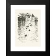 thumbnail image 2 of Arthur Rackham 11x14 Black Modern Framed Museum Art Print Titled - On the Opposite Side of the Lake Stood a Splendid Brightly-Lighted Castle (1920), 2 of 5