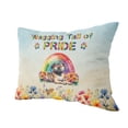 thumbnail image 2 of Wagging Tail Pug Celebrates Rainbow Pride Month LGBT LGBTQ+ Pillow Cushion Double Sided Dog Lover Gifts Throw Pillow - 01003, 2 of 4