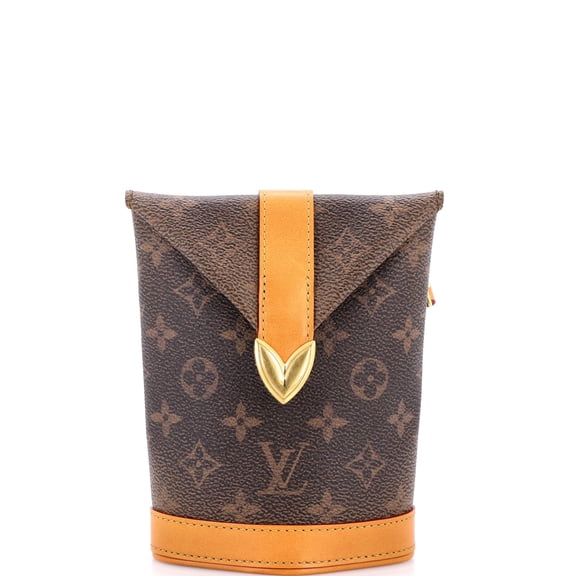 Pre-Owned Envelope Pouch Monogram Dust Leather By Rebag