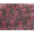 thumbnail image 4 of oneOone Georgette Viscose Fabric Leaves & Floral Block Print Fabric By The Yard 42 Inch Wide, 4 of 5