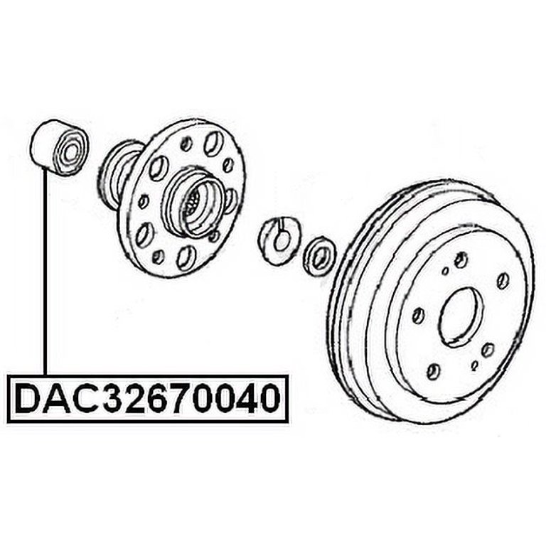 Dac32670040 32X67X40 42300-S2l-004 42300-Tp8-014 42300-S2l