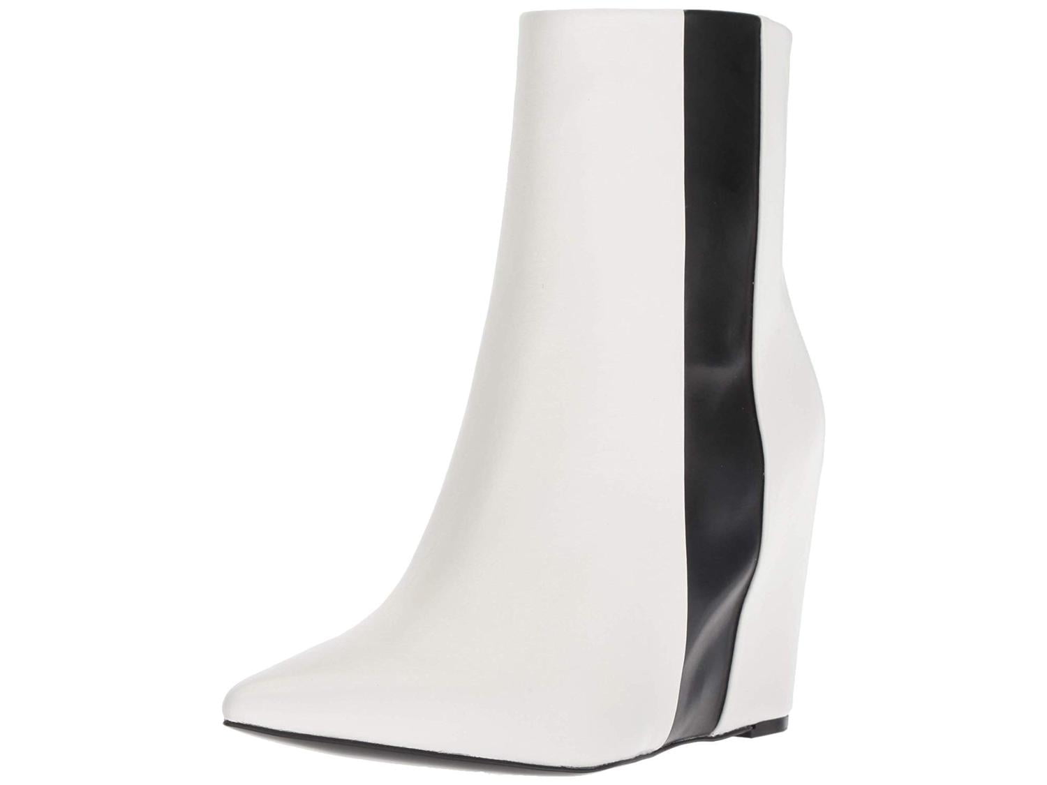 calvin klein white boots