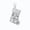 Multicolor-B, variant on SHENGXINY Christmas Stockings 7.48'' White Furry Socks with Silver Sequin Snowflake Pattern Gift Bags Tree Ornament Fireplace Mantel Wall Decor
