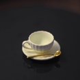 thumbnail image 4 of serony 1/6 Coffee Cup Plate Spoon Multipurpose for Dollhouse Life Scene Prop Yellow, 4 of 9
