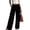 172#Black, variant on Womens Fall Corduroy Pants High Waisted Wide Leg Relaxed Fit Button Front Trousers With Hand Pockets Red S