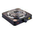 thumbnail image 4 of Lijie Electric Coil Burner Adjustable Temperature Compact Countertop Coiled Burner Single1000W Black, 4 of 6