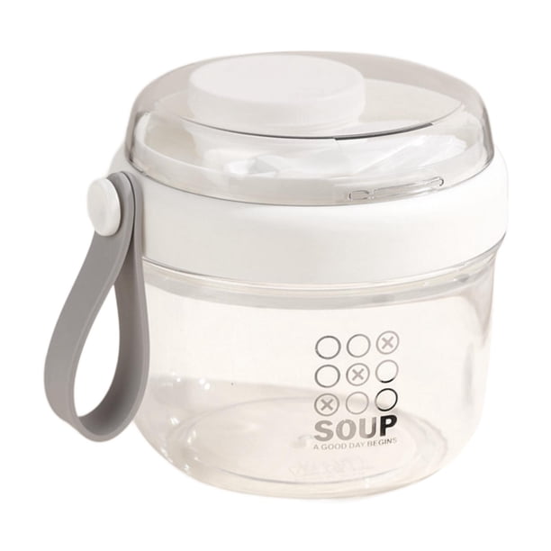 Taza para ensalada, vaso para almacenamiento de ensalada, tapa hermética a prueba de fugas, recipiente para de 650ml con tapa y cuchara para