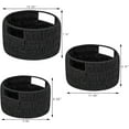 thumbnail image 2 of Wicker Storage Basket, Hand-Woven Paper Rope Large Round Woven Basket With Handles, Wicker Baskets for Organizing/Storage, Black, 3-Pack, 2 of 16