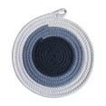 thumbnail image 4 of Siruishop Braided Place Mat Non Slip Cotton Rope Placemat for Kitchen Countertop Decor Gray 24cm, 4 of 8
